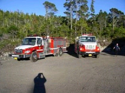 Fire Trucks at Drill